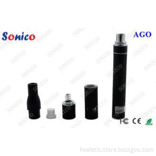 Straight Unique LCD Lava Tube E Cig AGO Dry Herb Flavor 100